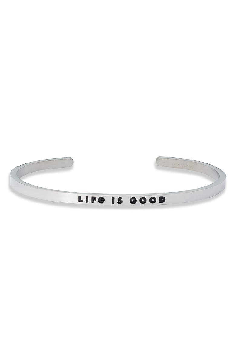 MantraBand<sup>®</sup> Life Is Good Bracelet, Main, color, 