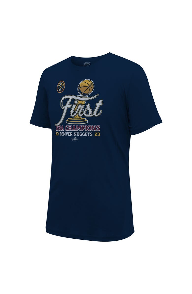 Stadium Essentials Unisex Stadium Essentials Navy Denver Nuggets 2023 NBA Finals Champions T-Shirt, Alternate, color, Navy