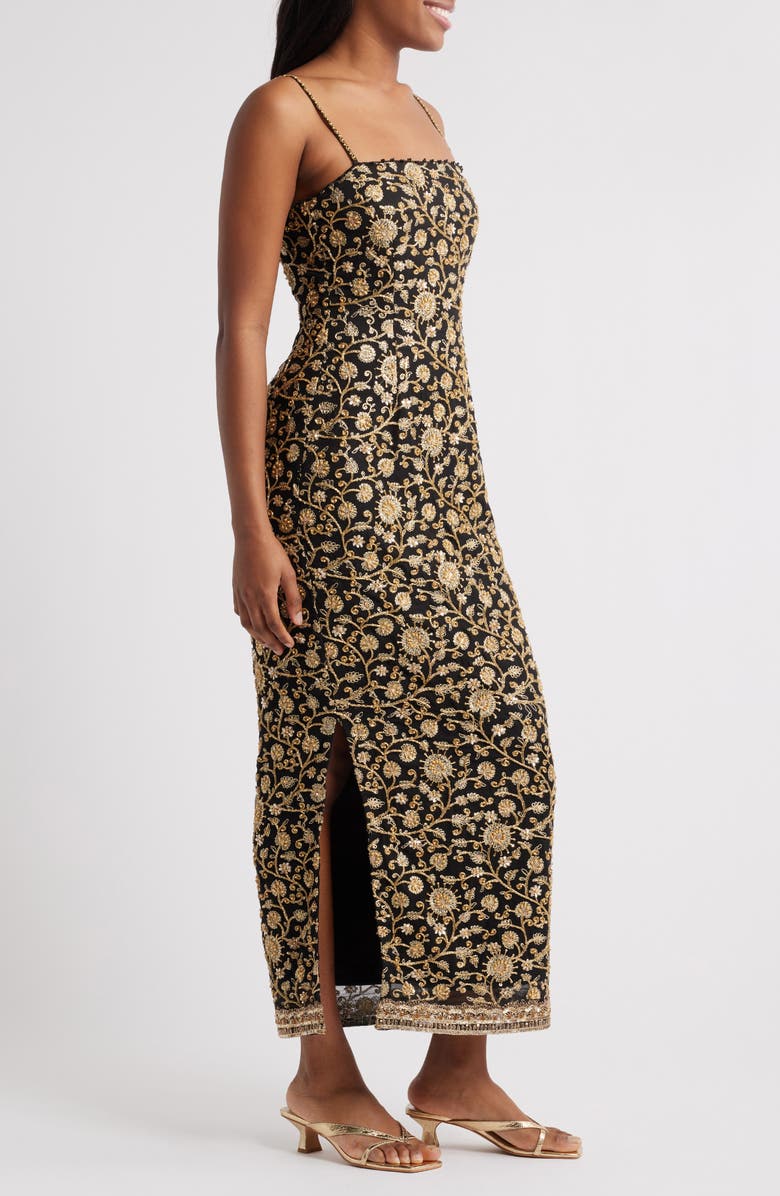 Sani Keya Embellished Cocktail Dress, Alternate, color, 