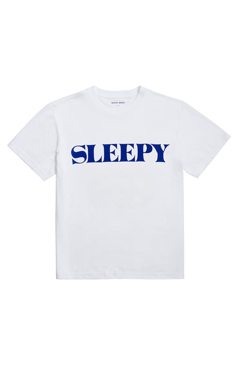 Sleepy Jones Logo T-Shirt, Alternate, color, White