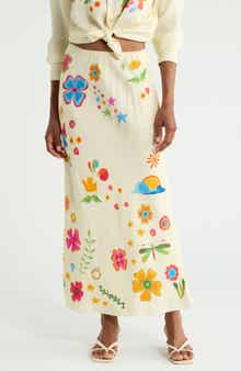The Slip Through Your Fingers Satin Bias Skirt