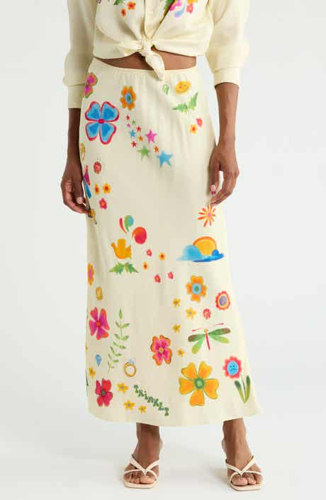 The Slip Through Your Fingers Satin Bias Skirt