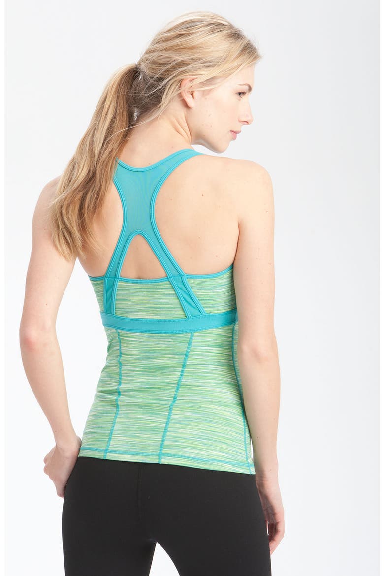 'Peekaboo Space Dye' Tank, Alternate, color, TURQUOISE CERAMIC