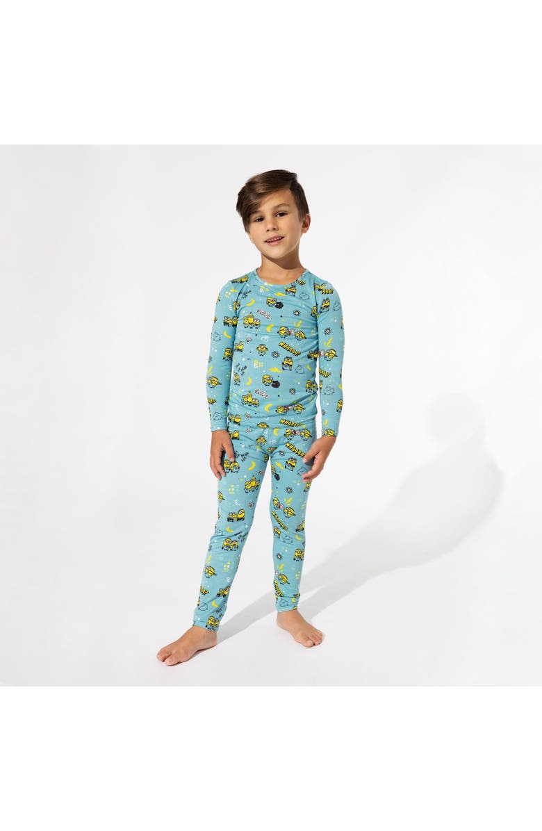 Bellabu Bear Kids' Minions Bello Banana Set of 2 Piece Pajamas, Alternate, color, 