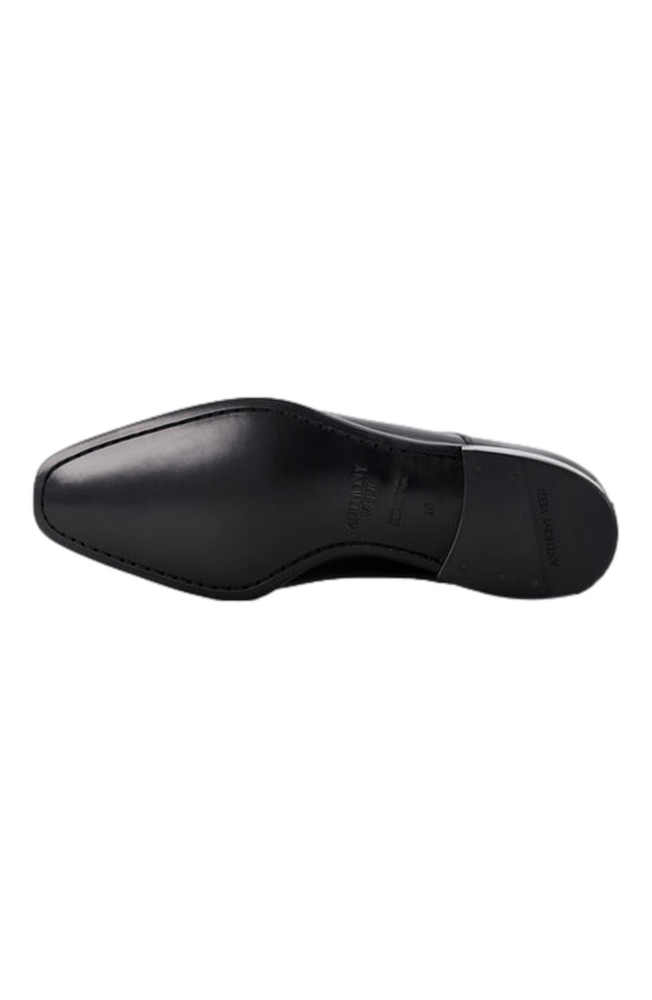 Anthony Veer Bexley Double Monk, Alternate, color, Obsidian Black Leather