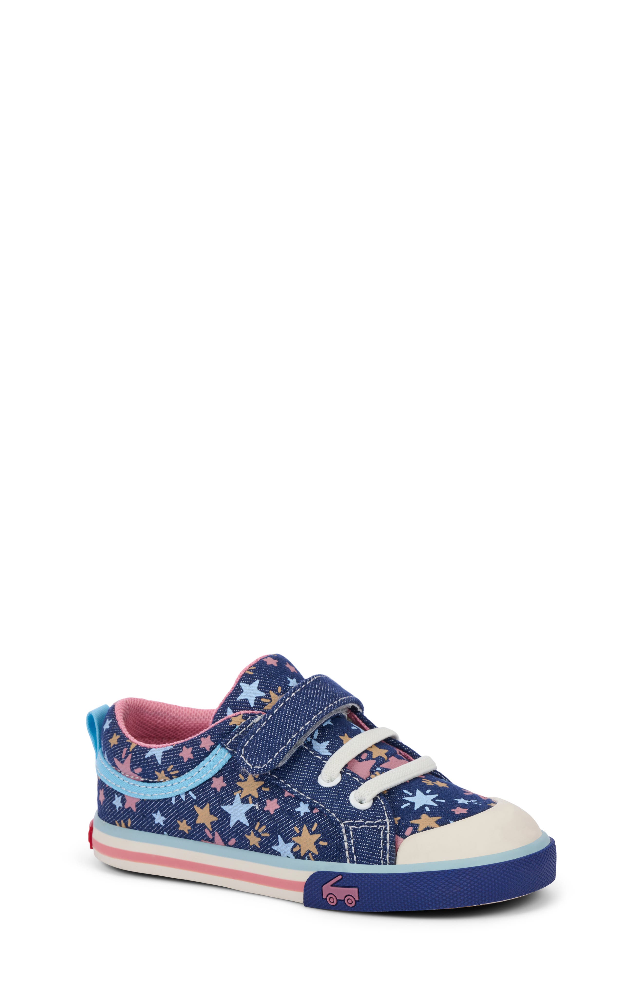 See Kai Run Kids' Kristin Sneaker, Main, color, Navy Denim/Stars
