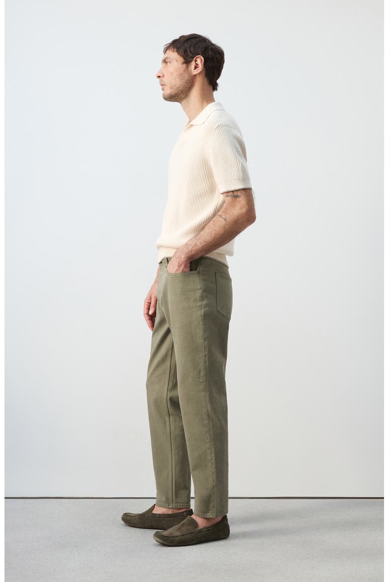 Ben Tapered Jeans, Alternate, color, KHAKI GREEN
