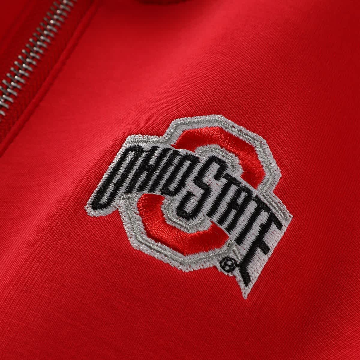 ZOOZATZ Women's ZooZatz Scarlet Ohio State Buckeyes Tri-Blend Quarter ...