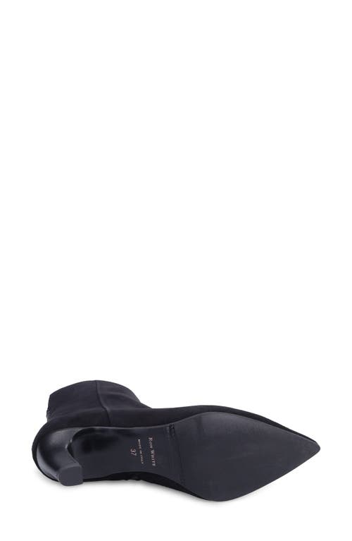 Ron White Loralie Pointed Toe Kitten Heel Bootie In Black