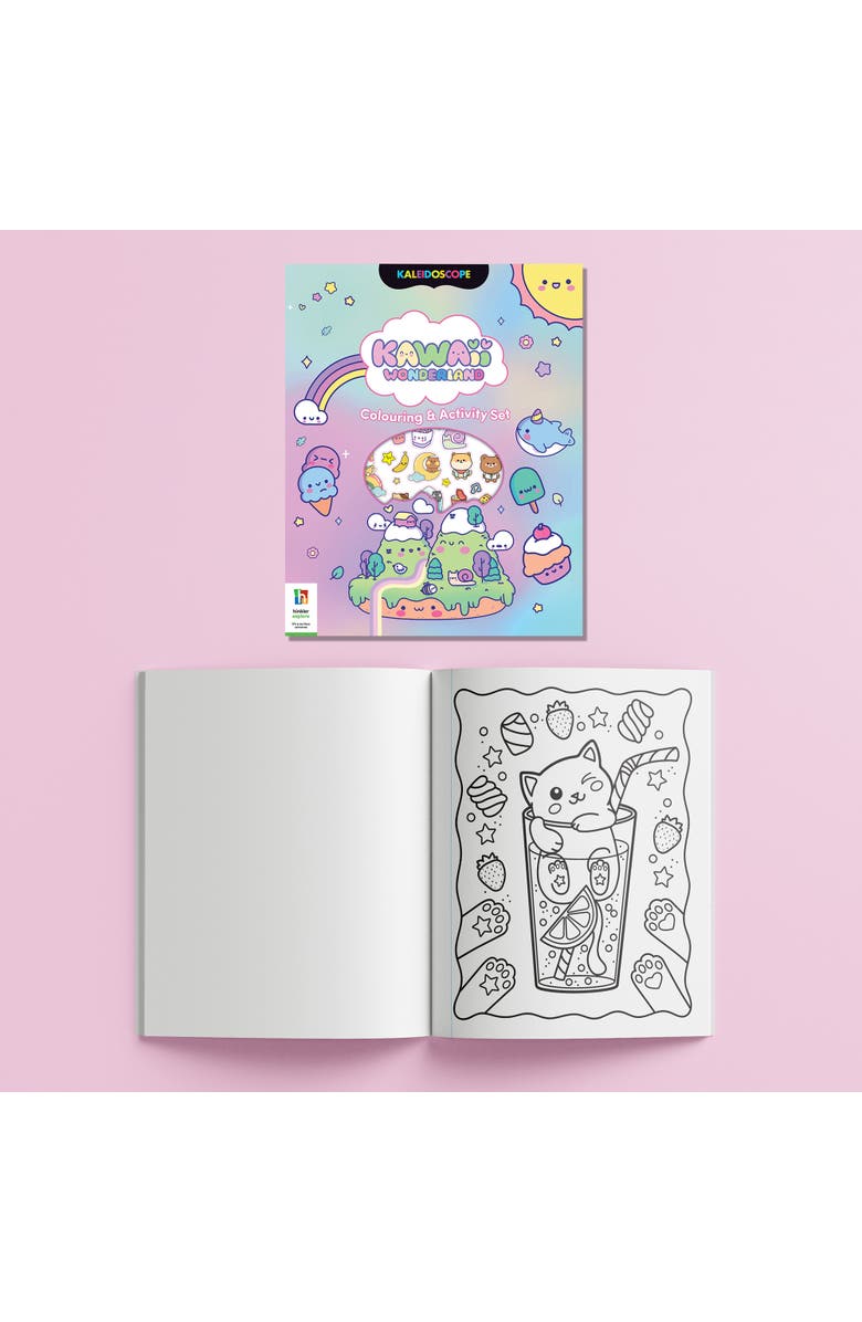 KALEIDOSCOPE Wonderland Coloring & Activity Set, Alternate, color, 