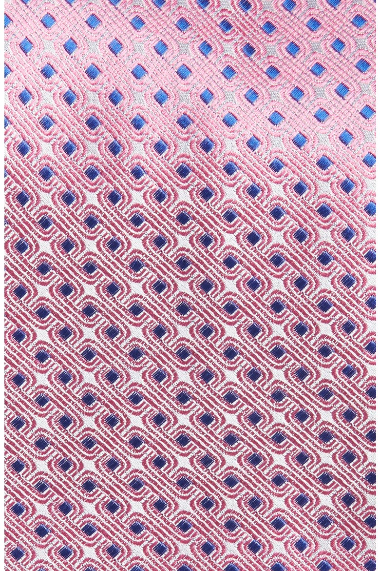 Neat Silk Tie, Alternate, color, PINK