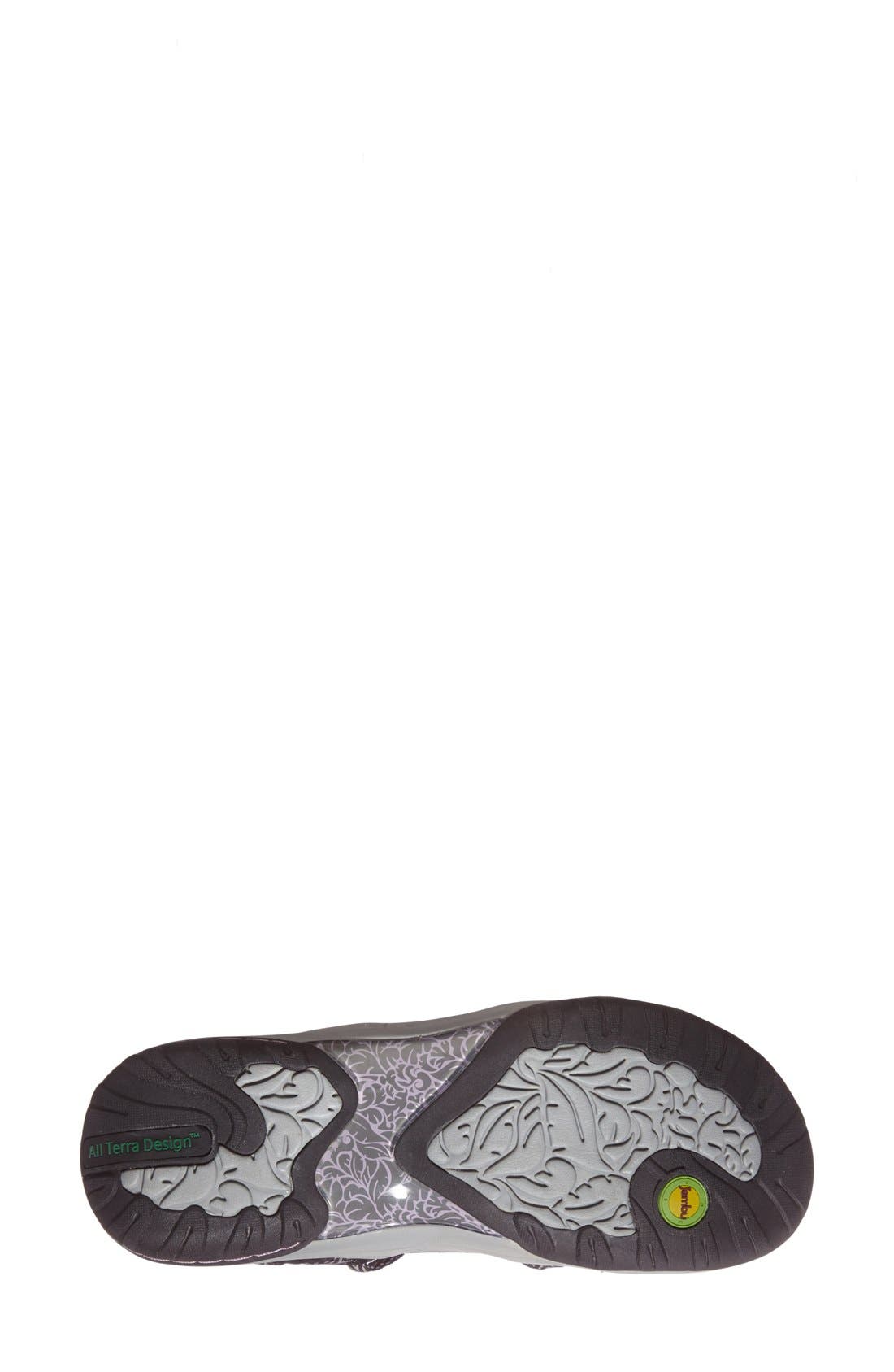'Lunar' Sandal, Alternate, color, BLACK