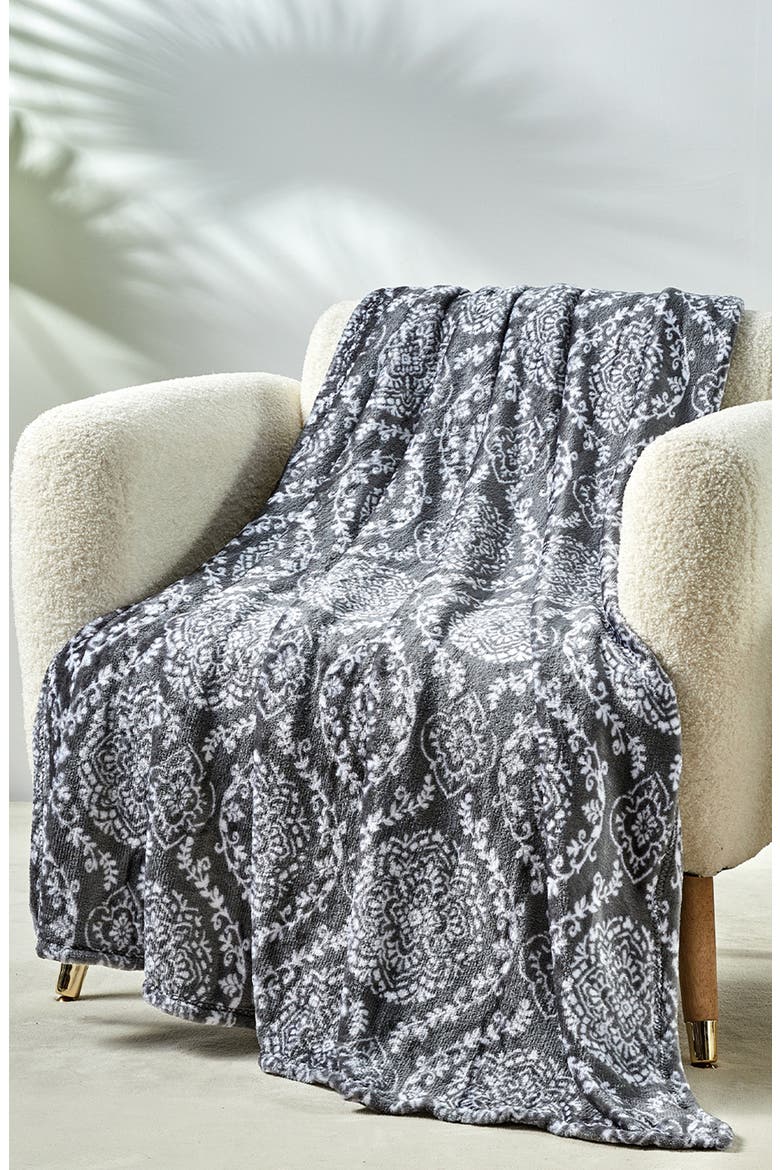 Plush Throw Blanket, Alternate, color, GRACEY