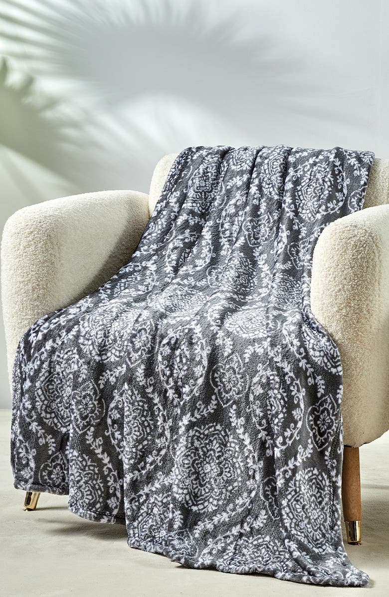 Luxury Home Plush Throw Blanket, Alternate, color, Gracey