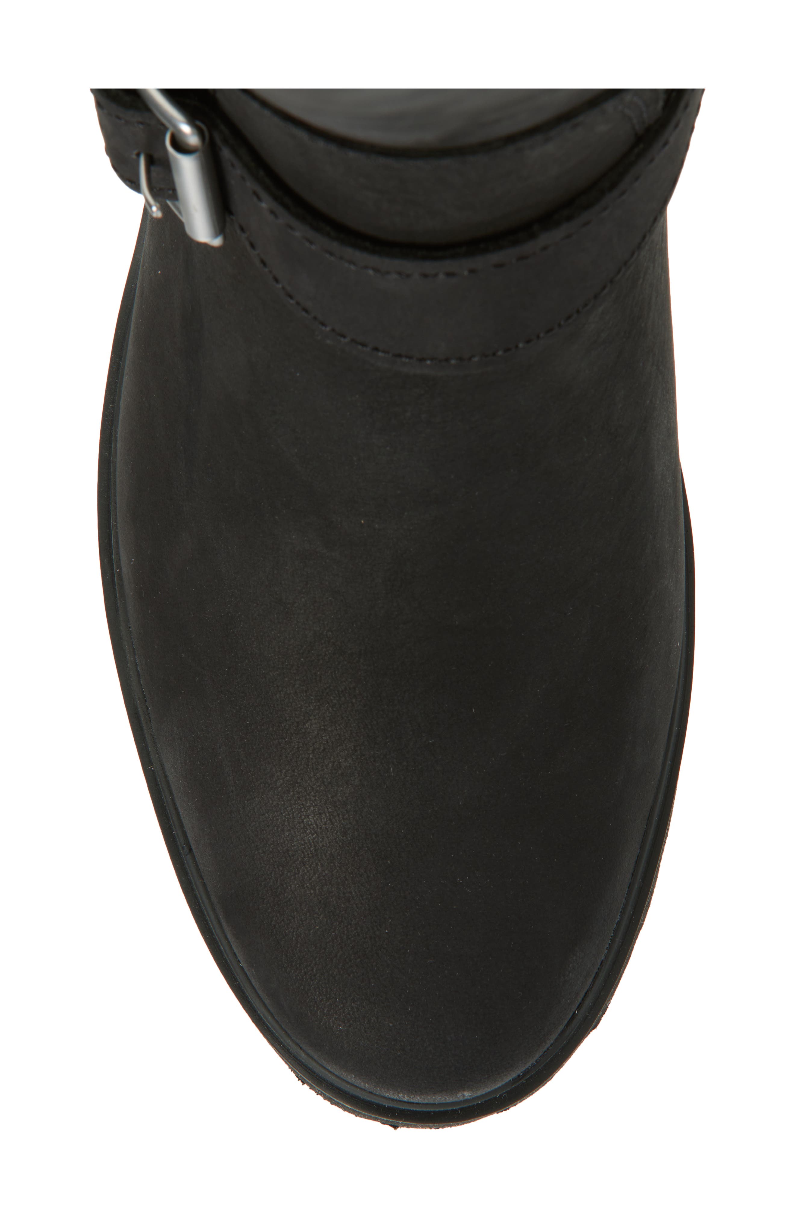 Timberland Carnaby Tall Zip Boot, Alternate, color, Black Nubuck