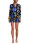  Navy/Exploded Poppy Floral