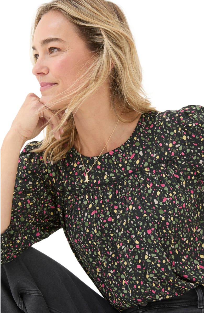 FatFace Women's Shelley Ditsy Marks Blouse, Alternate, color,