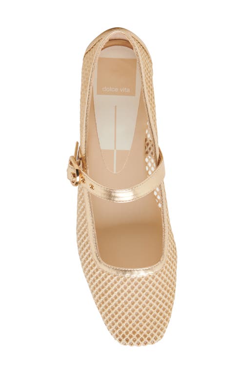 Dolce Vita Rodni Mesh Ballet Flats Light Tan Woven Mesh In Neutral