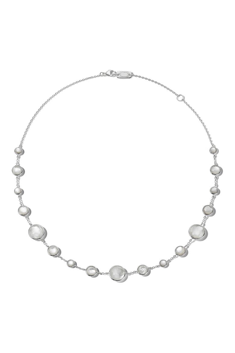 Lollipop Lollitini Necklace, Main, color, SILVER/ MOTHER OF PEARL