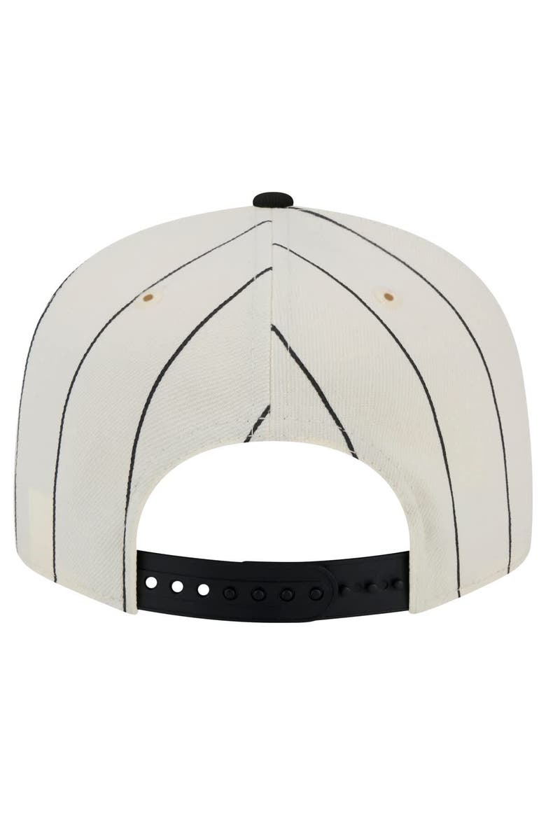 Men's New Era White San Francisco Giants Jersey Pinstripe 9FIFTY Snapback Hat, Alternate, color, Cream