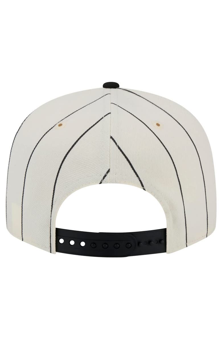 New Era Men's New Era White San Francisco Giants Jersey Pinstripe 9FIFTY Snapback Hat, Alternate, color, Cream