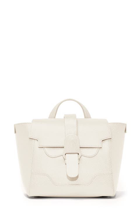 Mini Maestra Pebbled Leather 4-Way Convertible Handbag