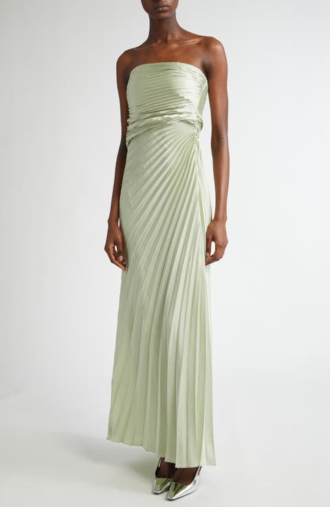 Layla Stapless Pleated Gown
