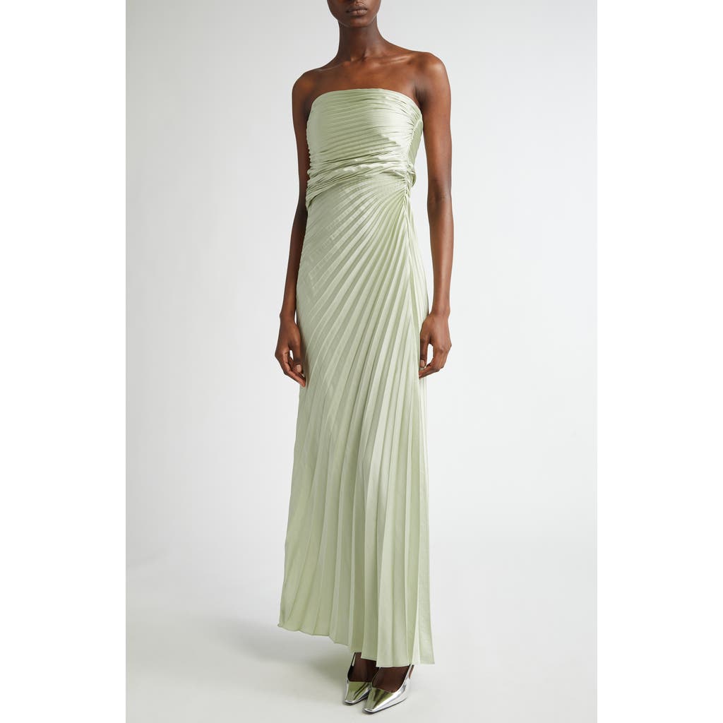 A.L.C A.L.C. LAYLA STAPLESS PLEATED GOWN