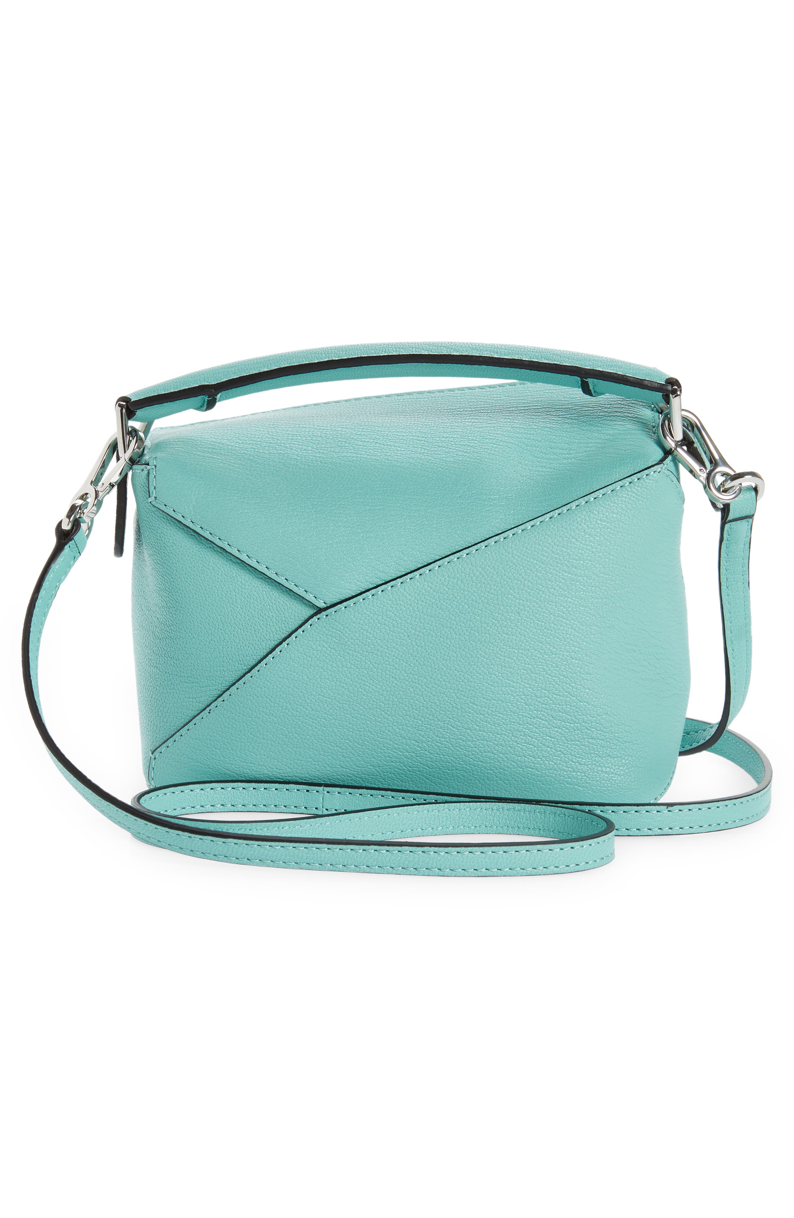 Loewe Mini Puzzle Goatskin Leather Bag, Alternate, color, 