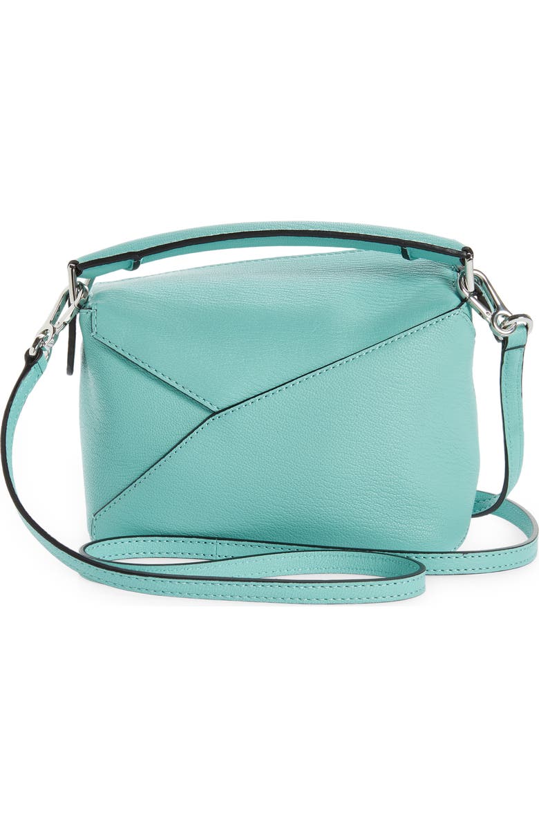 Loewe Mini Puzzle Goatskin Leather Bag, Alternate, color,