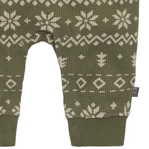 Modern Moments™ By Gerber Waffle Knit Romper In Fair Isle