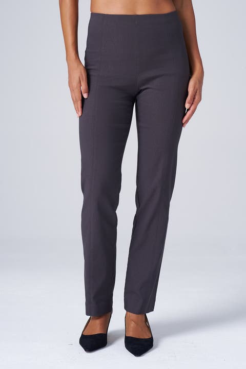 Women's Grey Straight-Leg Pants | Nordstrom