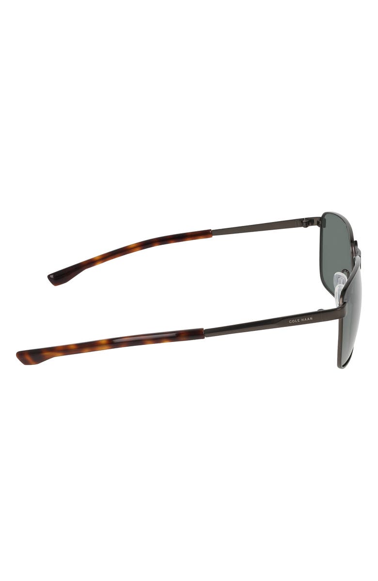 Cole Haan 58mm Navigator Sunglasses, Alternate, color, Gunmetal