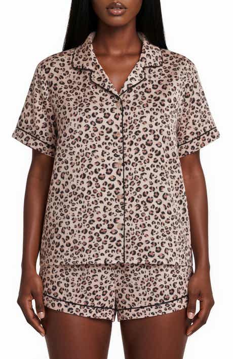 Brenna Piped 3-Piece Pajamas