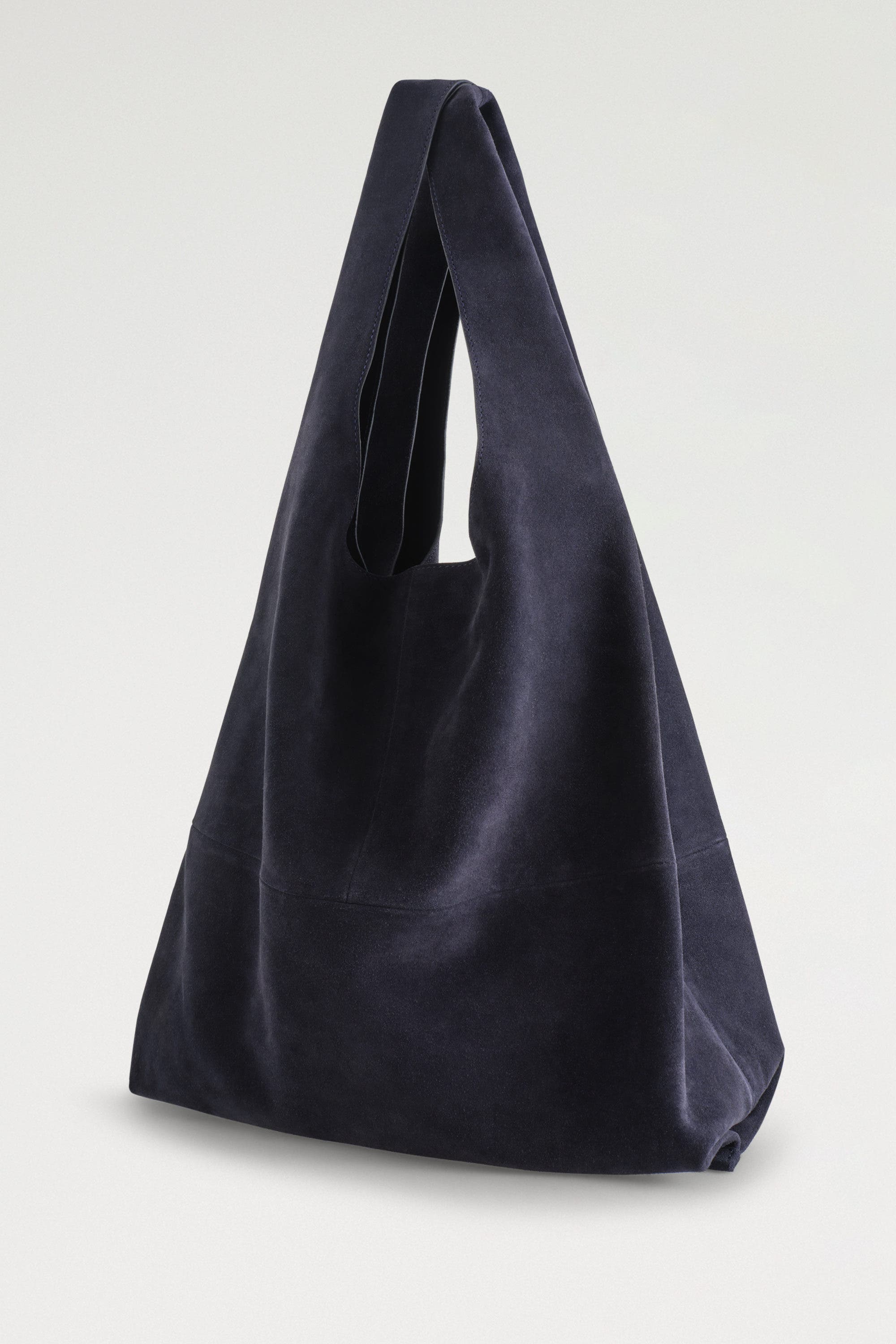 Slouchy Tote - Suede, Alternate, color, NAVY