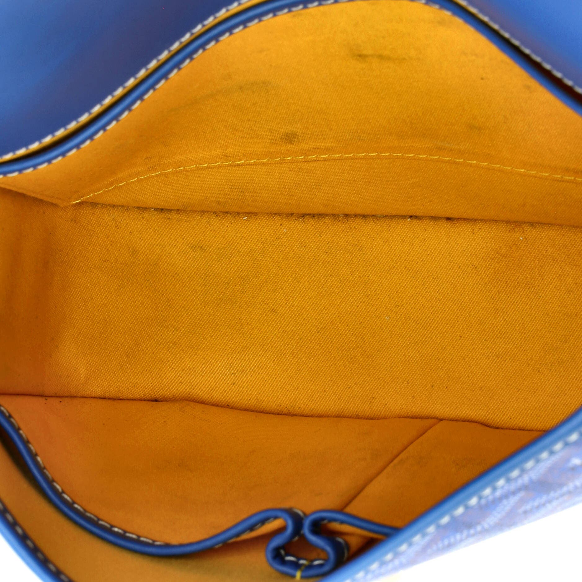 Pre-Owned Goyard Belvedere II Messenger Bag Coated Canvas PM, Alternate, color, Blue