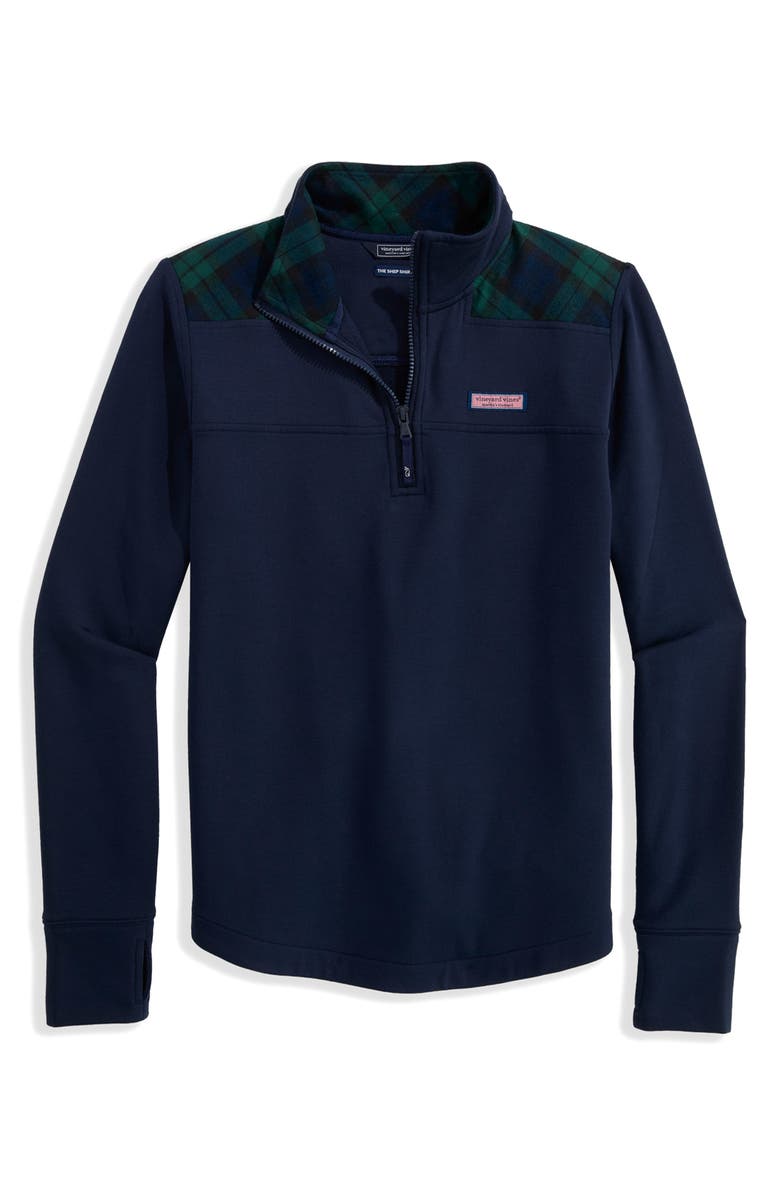 vineyard vines Dreamcloth Half Zip Pullover, Main, color, Nautical Navy