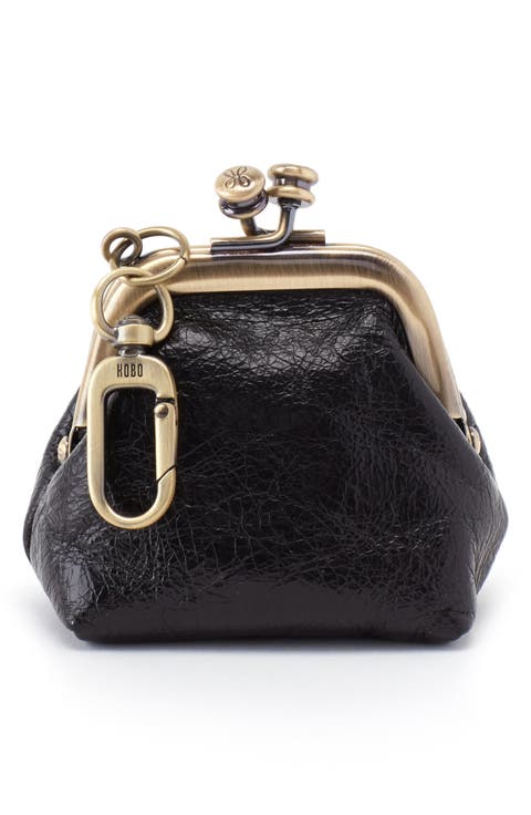 Run Clip Frame Leather Pouch