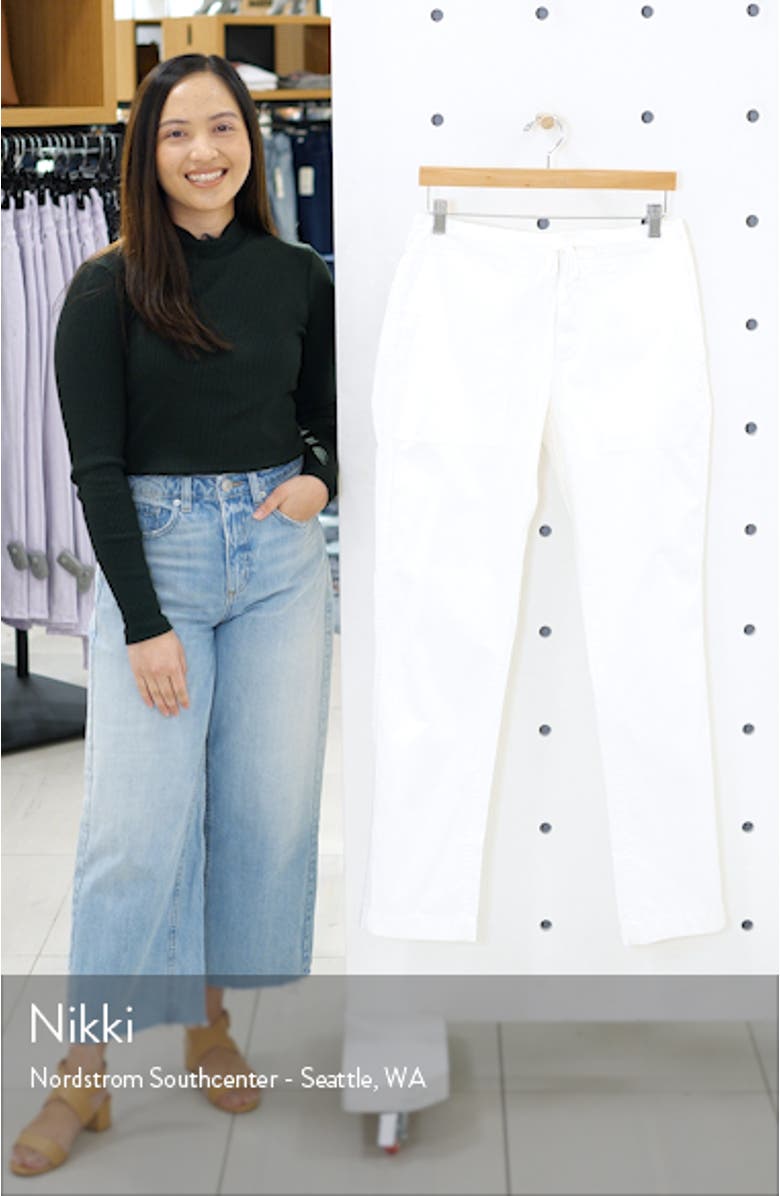 Drawstring Waist Ripstop Cotton Pants, sales video thumbnail