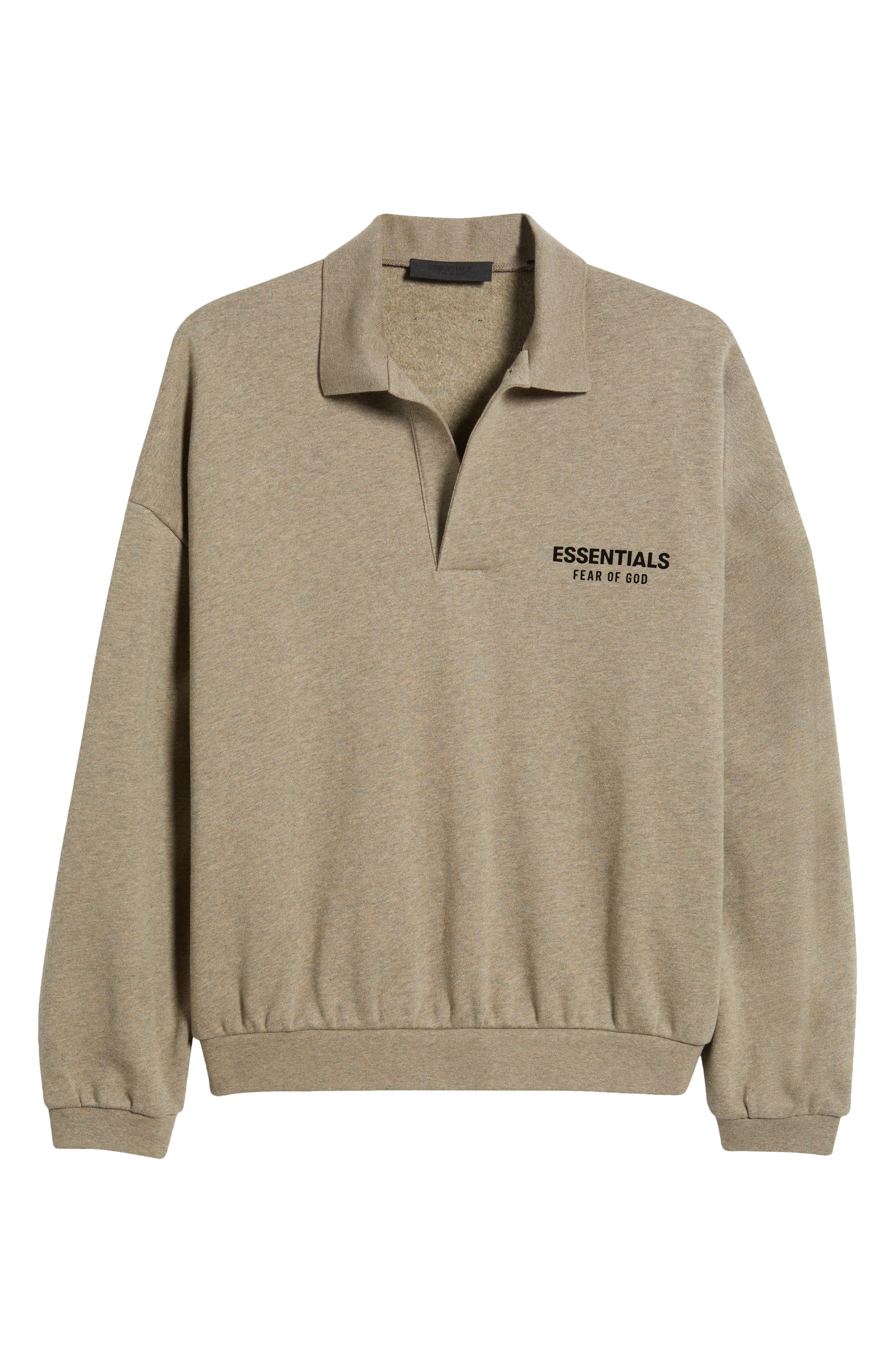 Fear of God Essentials Johnny Collar Fleece Sweatshirt (Men