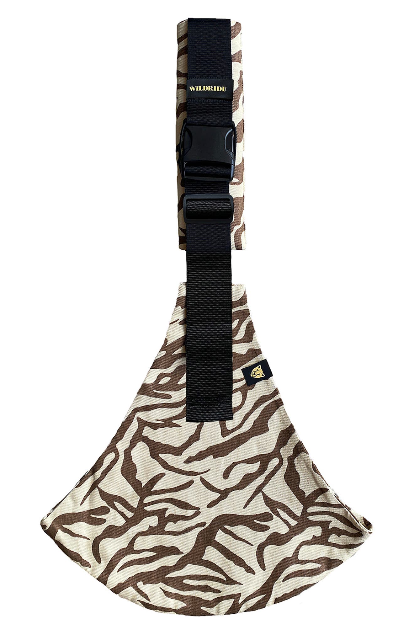 WILDRIDE Toddler Carrier in Beige/brown Zebra Pattern 