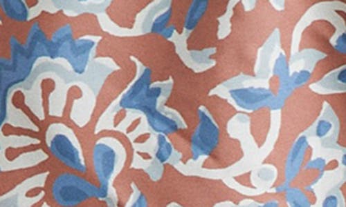 Faherty Sunwashed Swim Trunks In Clay Oceanside Floral