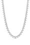 Bezel Set Heart Tennis Necklace
