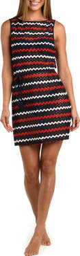 Sunshine 79 American Sweetheart Stripe Sleeveless Dress
