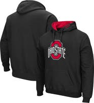COLOSSEUM Men's Colosseum Black Ohio State Buckeyes Arch & Logo 3.0 Pullover Hoodie