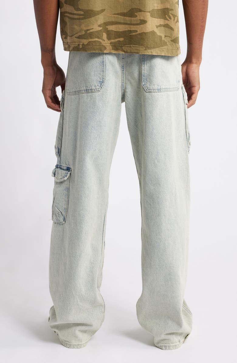 PacSun John Denim Cargo Pants, Alternate, color,