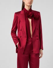 PHILIPP PLEIN Dame Fit Double Breasted Blazer Flower Women