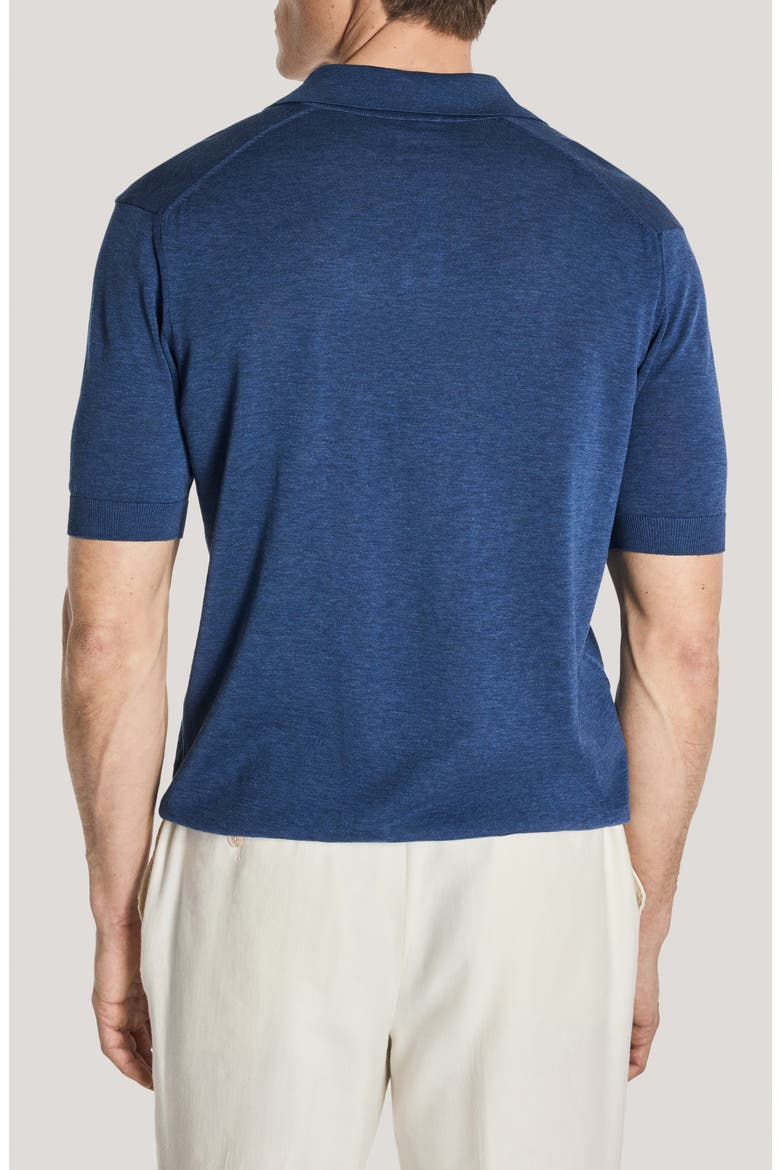 Johnny Collar Polo, Alternate, color, DENIM
