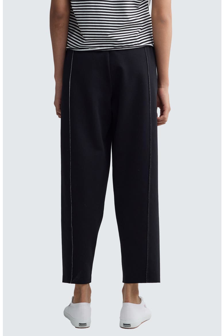 Lumara Solid Seam-Detail Pants, Alternate, color, Black