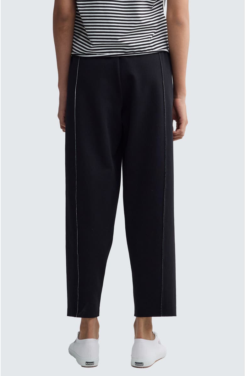 LUUKAA Lumara Solid Seam-Detail Pants, Alternate, color, Black